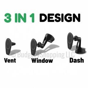 Scosche MagicMount Pro MS 3-in-1 Magnetic Car Mount Hands-Free Phone Holder